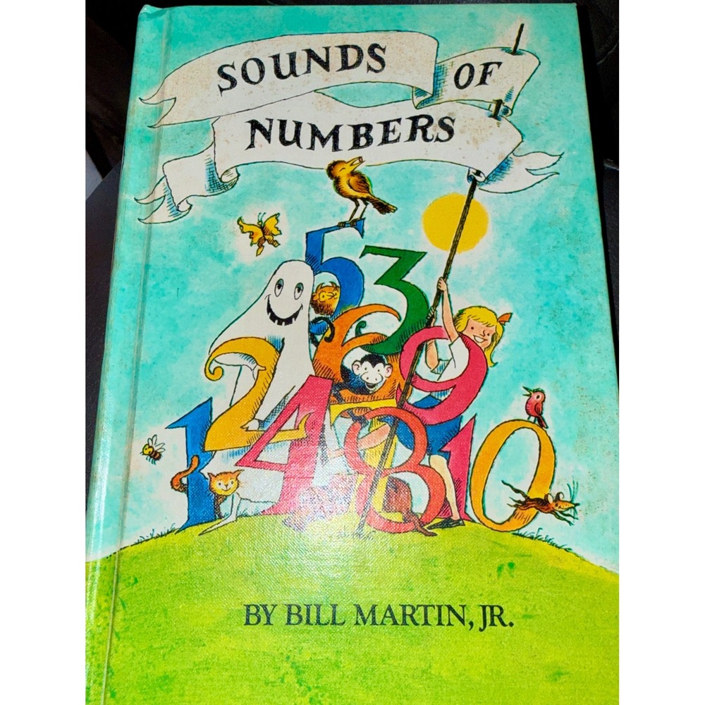Bill Martin Jr Sounds of Numbers Book Vintage 1966 Hardcover